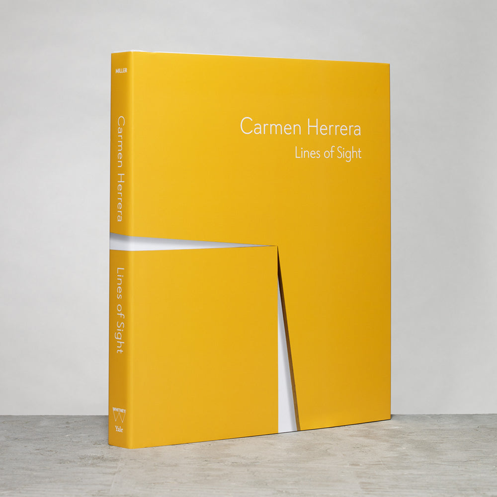 Front cover of the Carmen Herrera: Lines of Sight exhibition catalogue