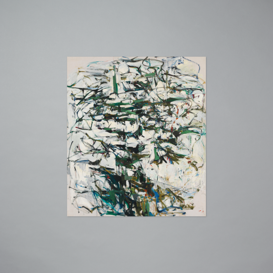 Postcard featuring Hemlock by Joan Mitchell