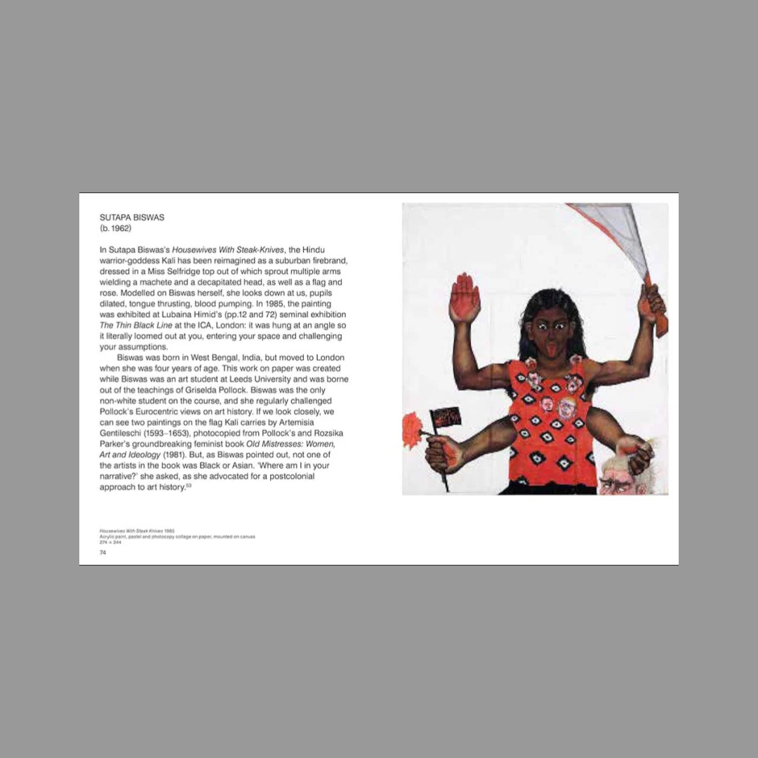 Inner spread of A Little Feminist History of Art: Expanded Edition