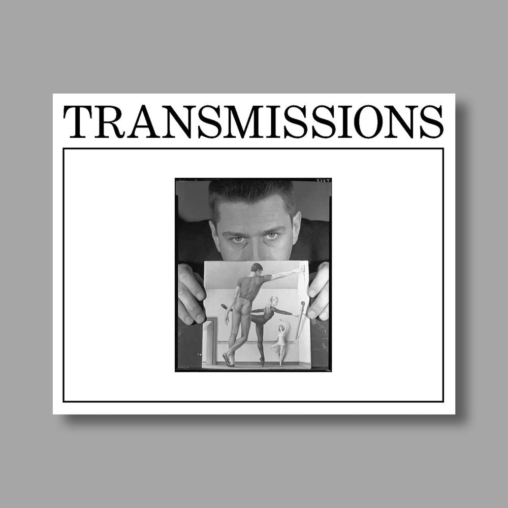 Front cover of the Transmissions exhibition catalogue