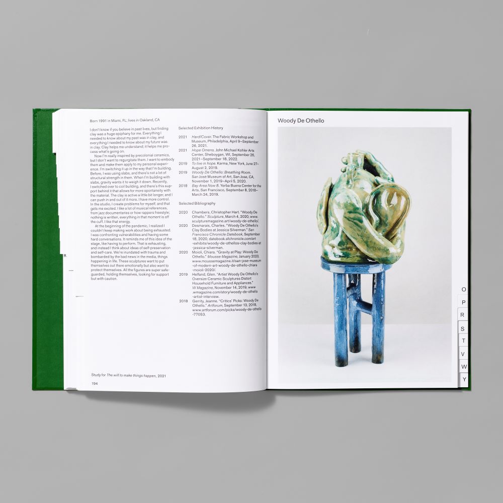 Inner spread of Front cover of Whitney Biennial 2022: Quiet as It's Kept