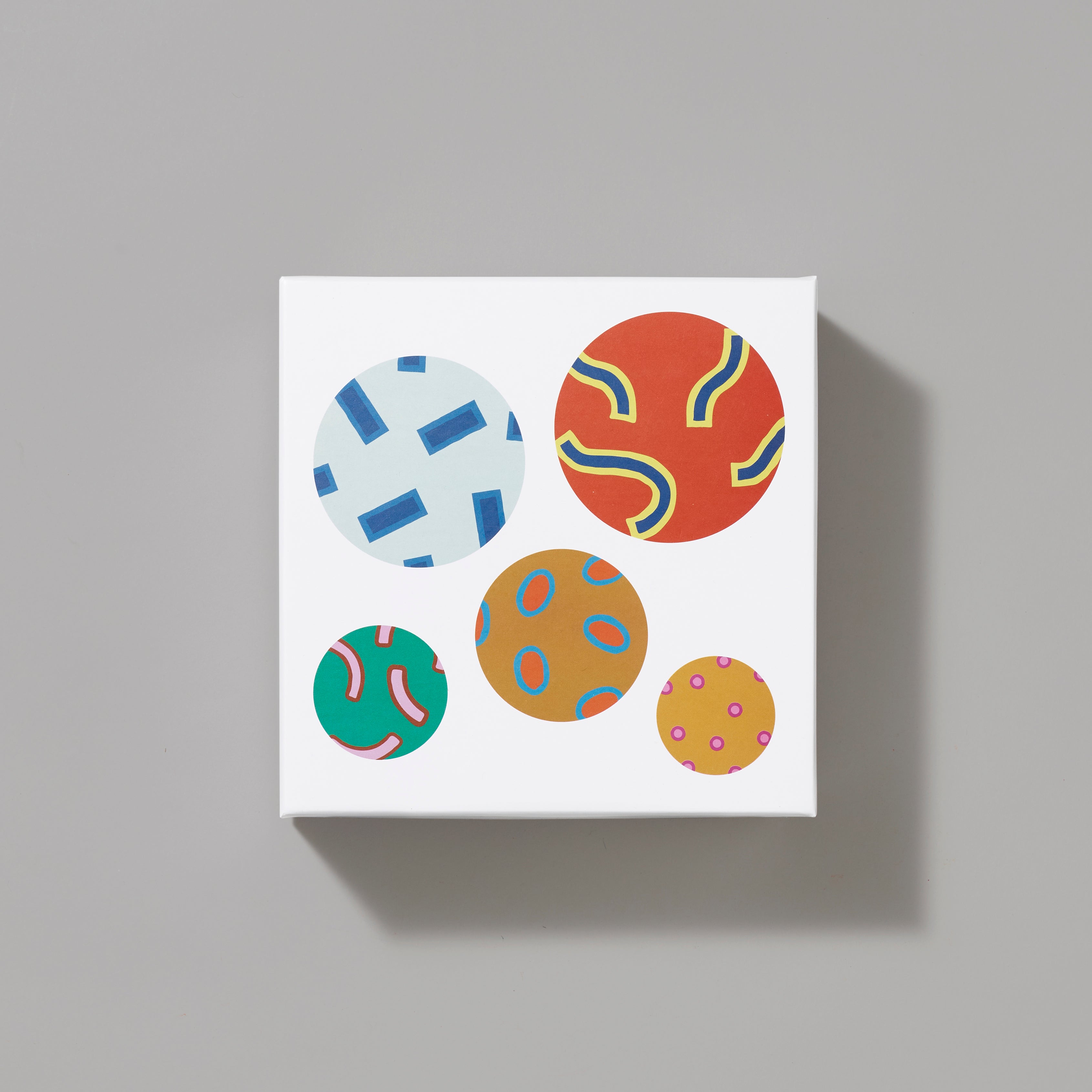 Box set of 5 painted wood wall hooks by Chiaozza in numerous sizes and designs