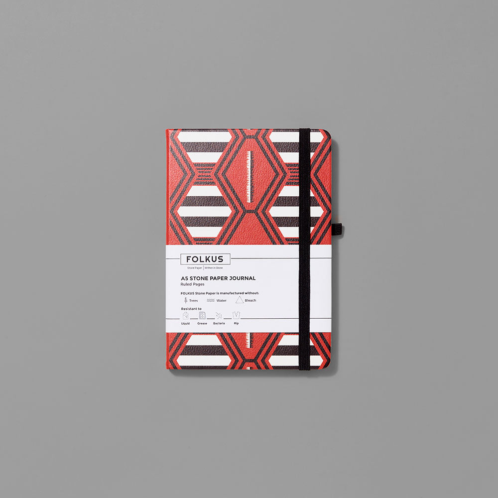 Opara design vegan leather journal. Measures 5.70" x 8.26"