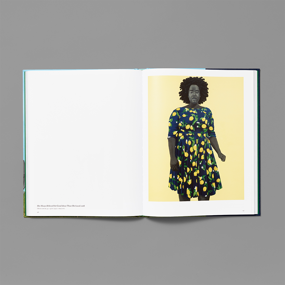 Inner spread of Amy Sherald: American Sublime