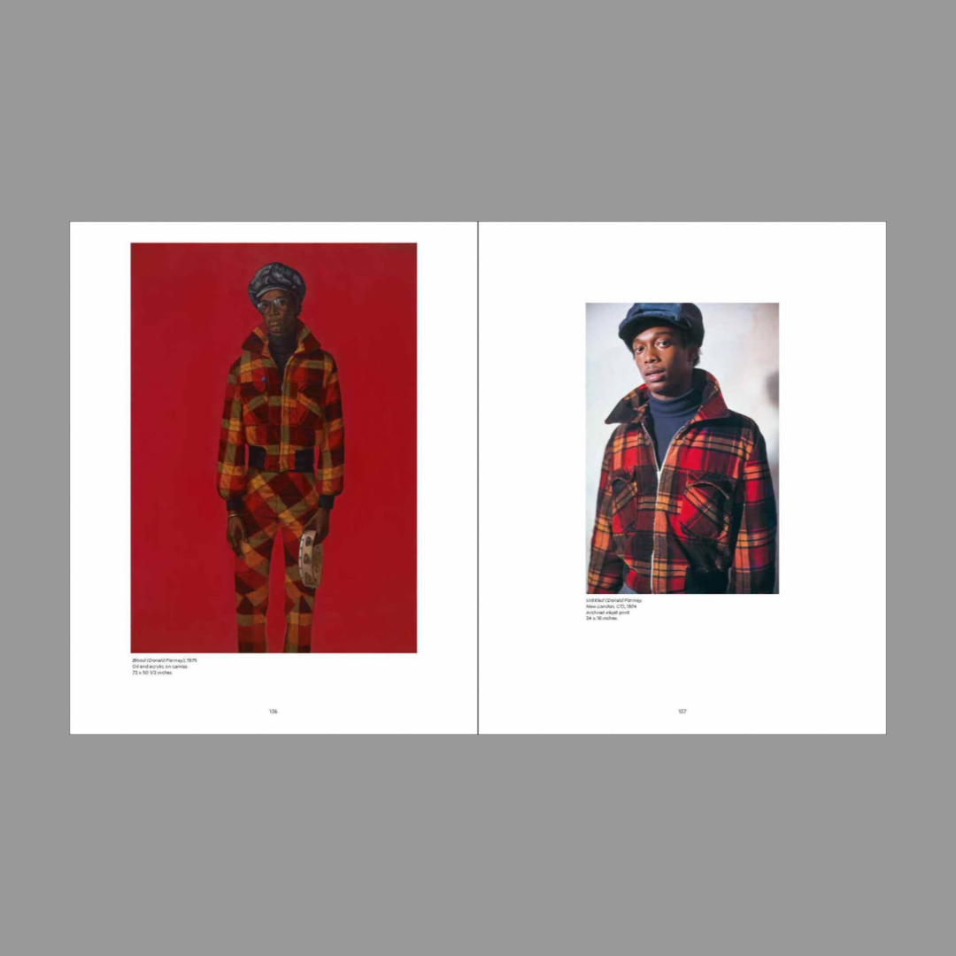 Inner spread of Barkley L. Hendricks: Solid!