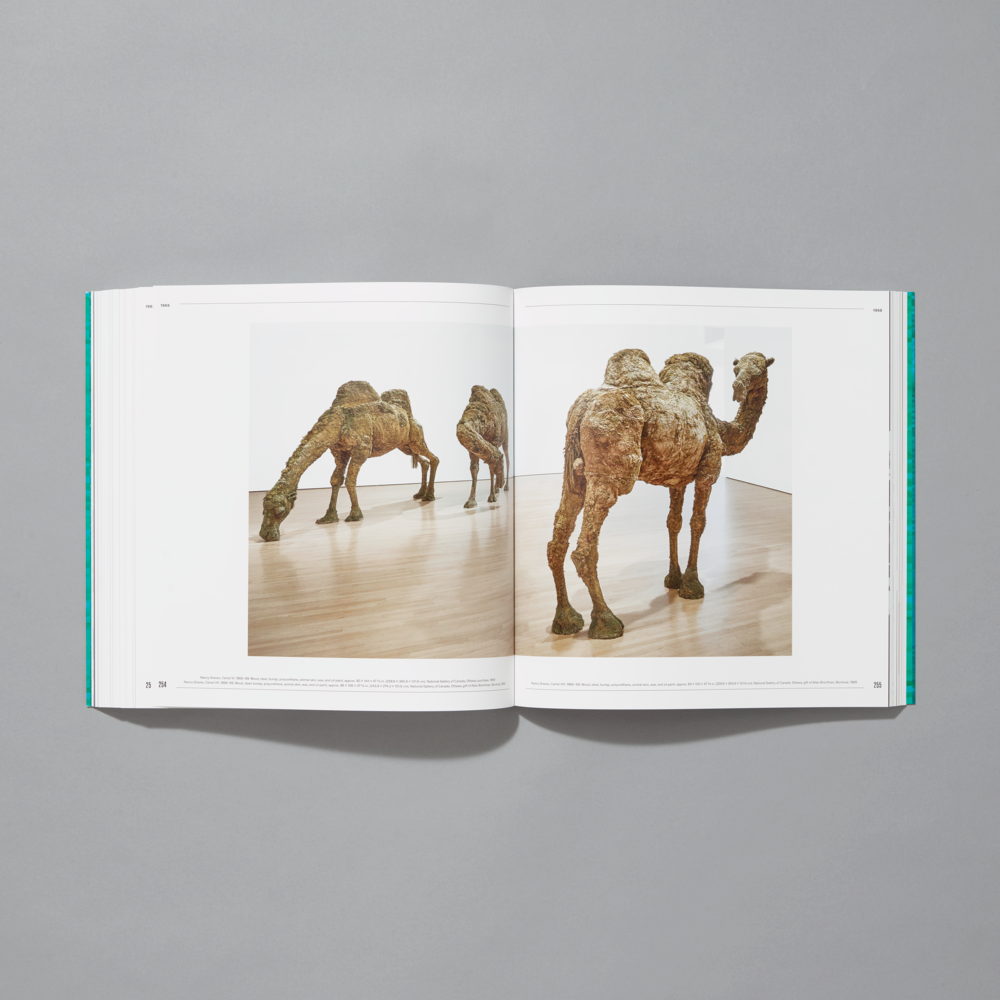 Inner spread of the Sixties Surreal exhibition catalogue