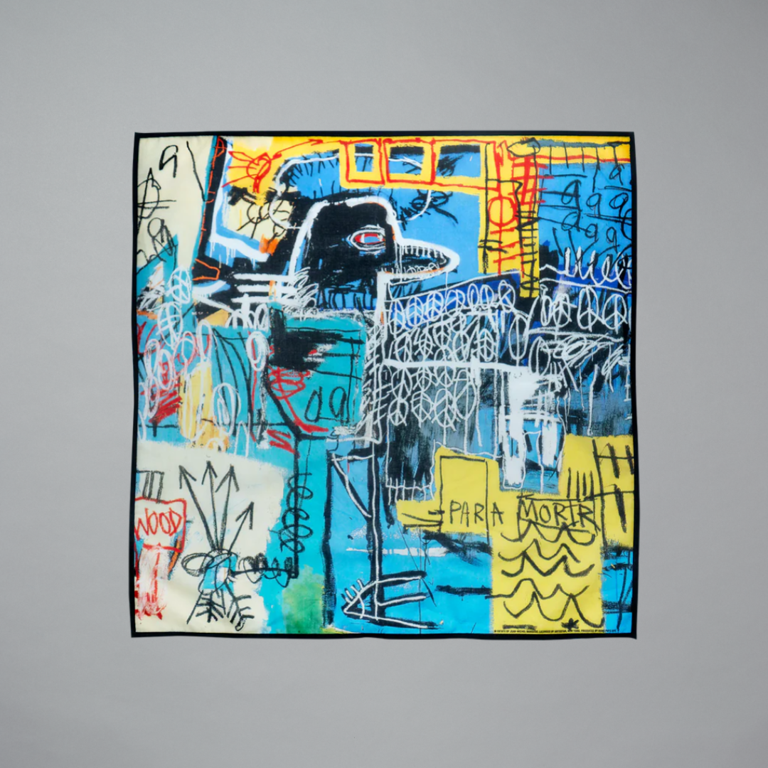 Bandana featuring Bird on Money by Jean-Michel Basquiat