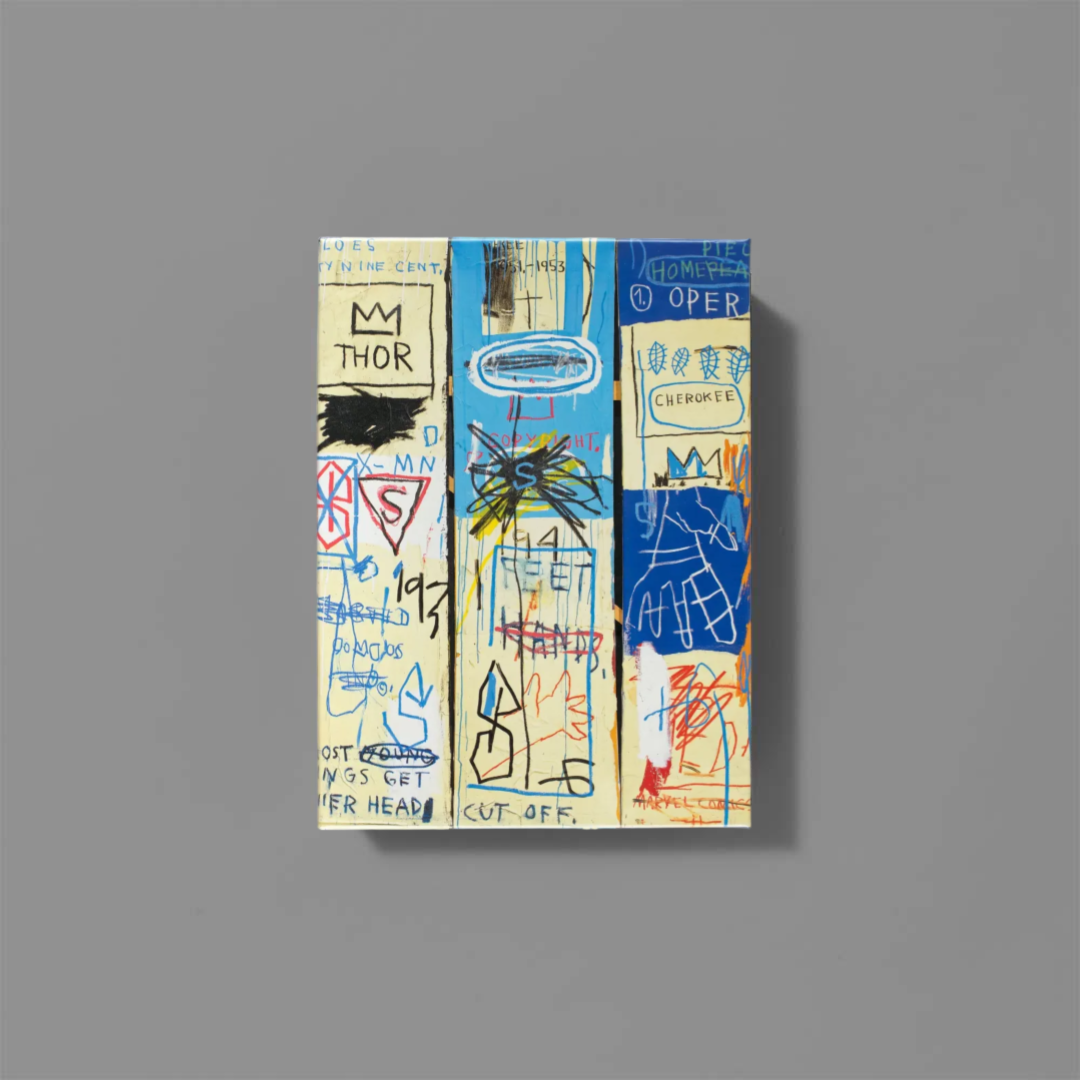 Box containing Jigsaw puzzle featuring Charles the First by Jean-Michel Basquiat