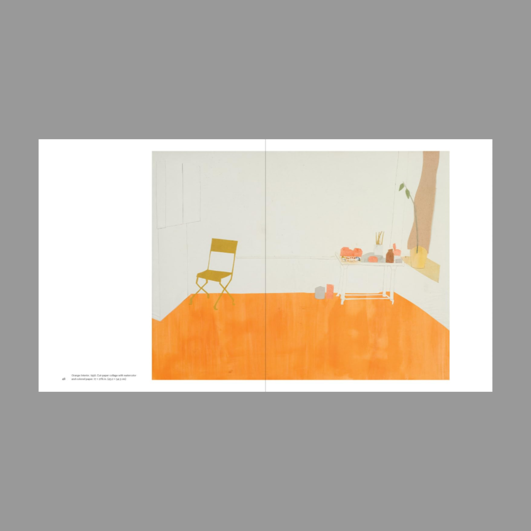 Inner spread of Alex Katz: Out of Sight: A Drawing Survey