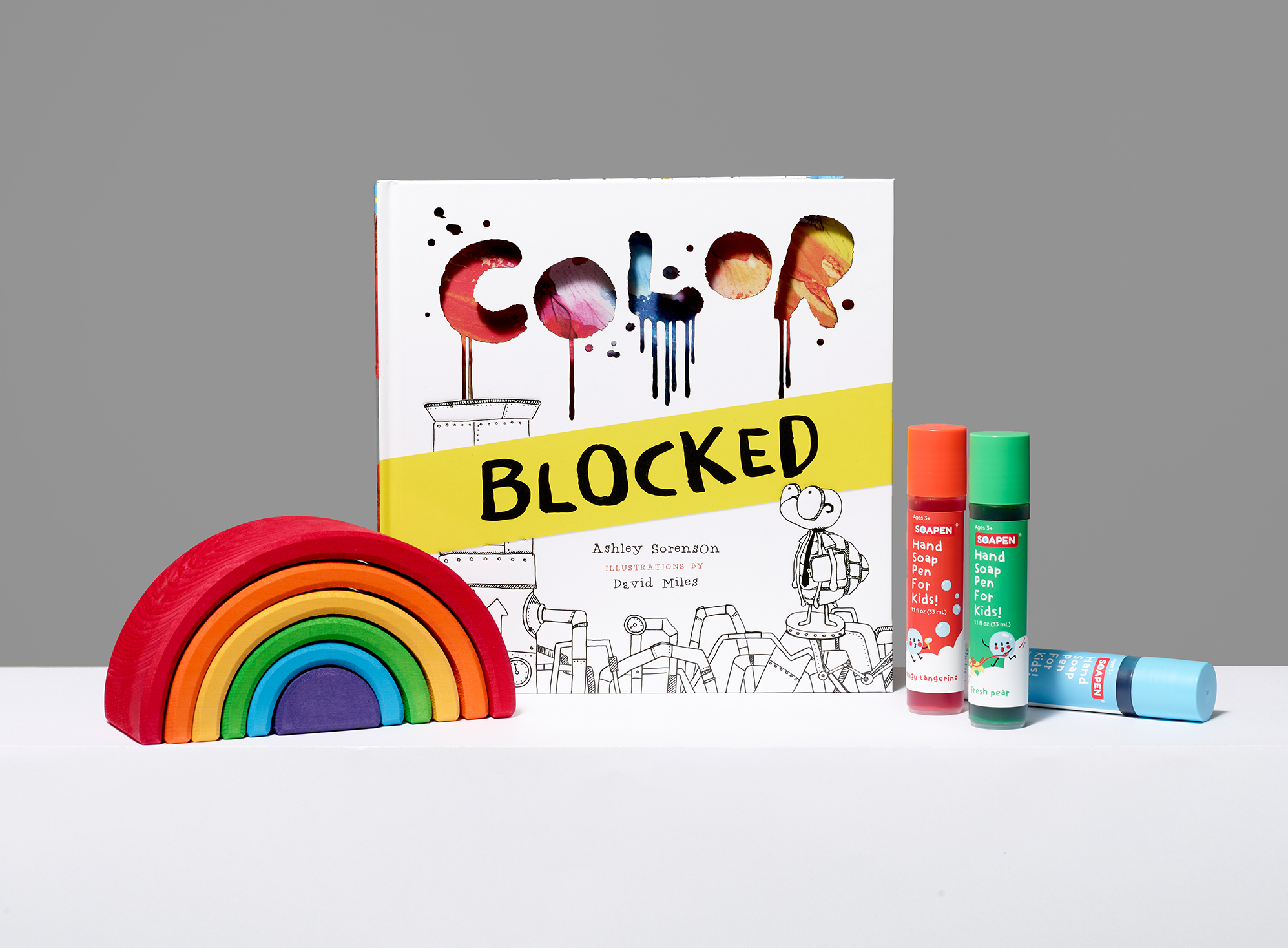 Assortment of colorful gifts for kids