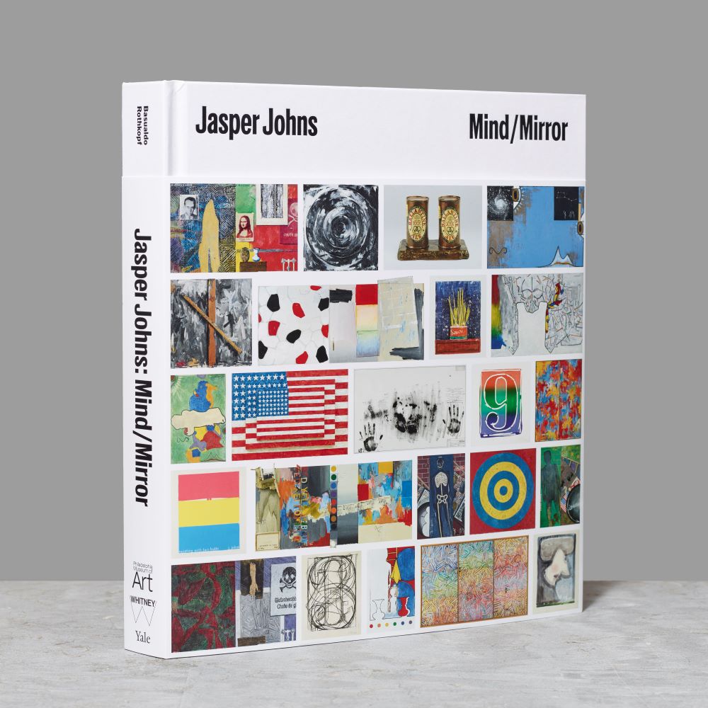 Front cover of the Jasper Johns: Mind/Mirror exhibition catalogue
