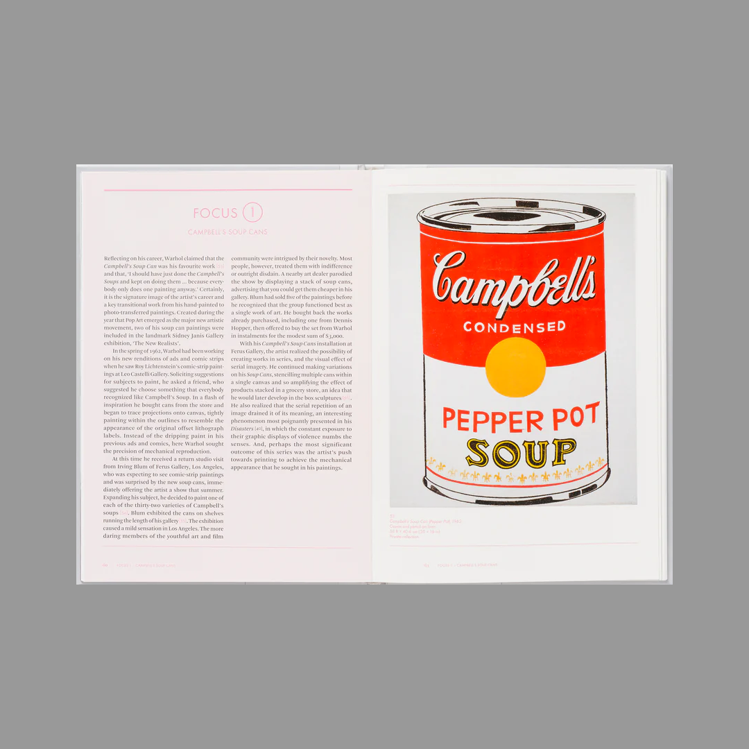 Inner spread of Andy Warhol (Phaidon Focus)