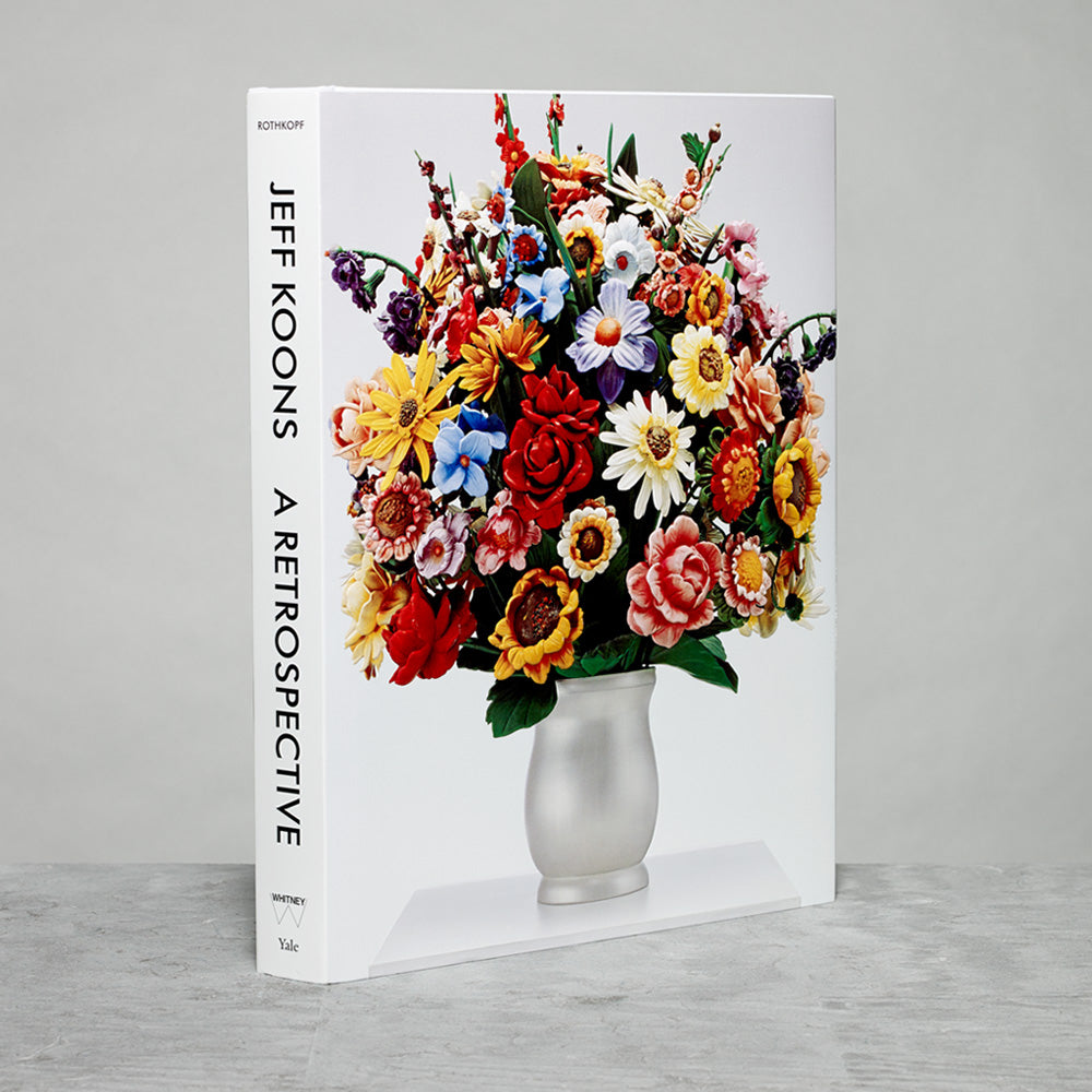Front cover of the Jeff Koons: A Retrospective exhibition catalogue