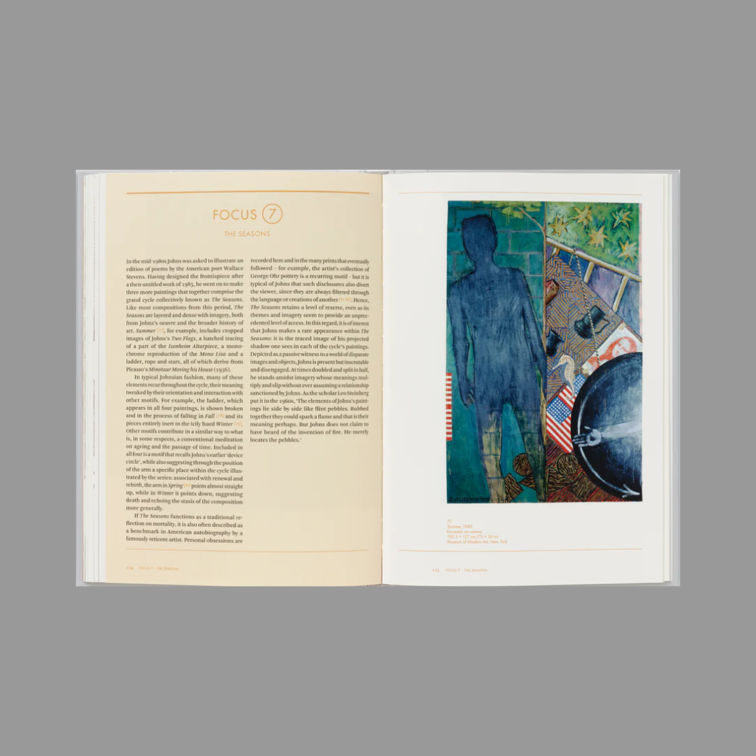 Inner spread of Jasper Johns (Phaidon Focus)