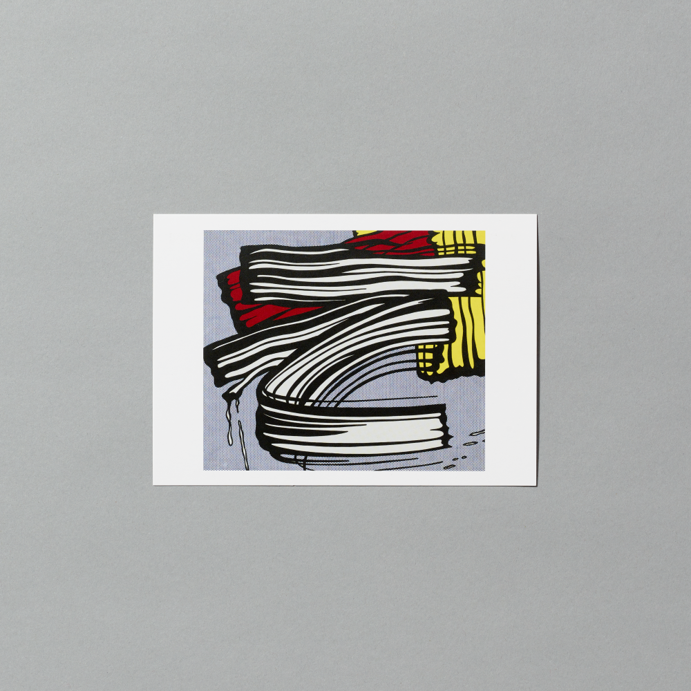 Postcard featuring Roy Lichtenstein's Little Big Painting