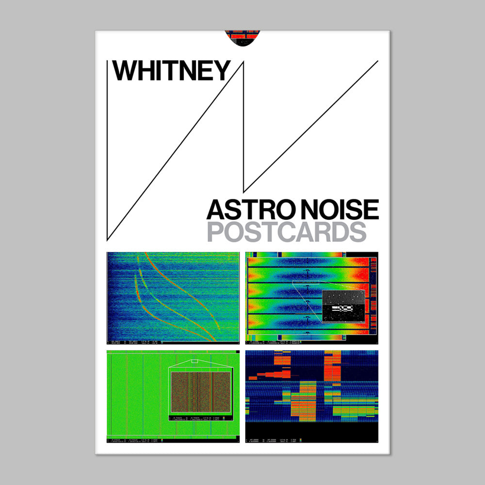 Set of 4 postcards from the Astro Noise exhibition