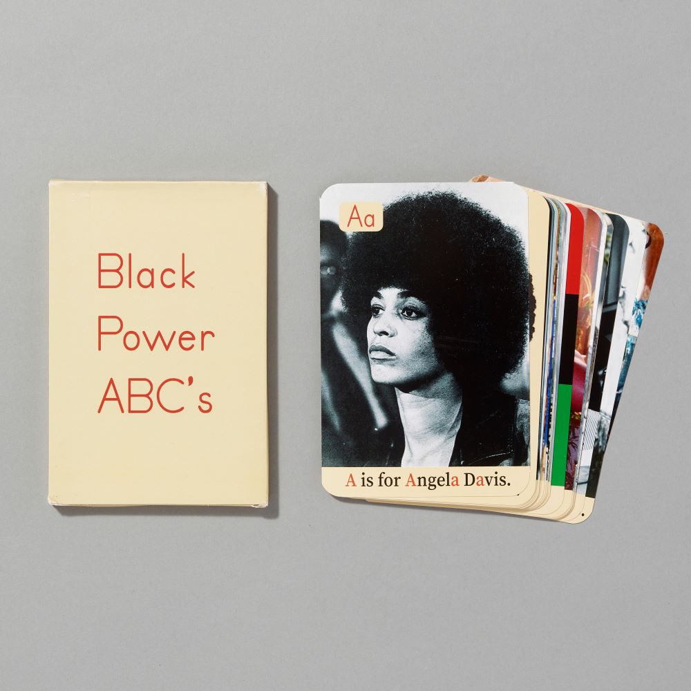 A box of Black Power ABC's and corresponding cards