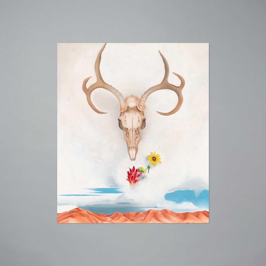 Postcard featuring Summer Days by Georgia O'Keeffe