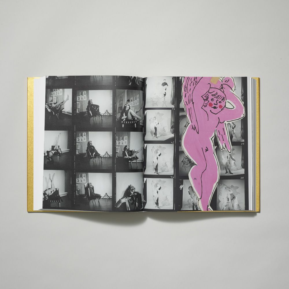 Inner spread of the Andy Warhol— From A to B and Back Again exhibition catalogue