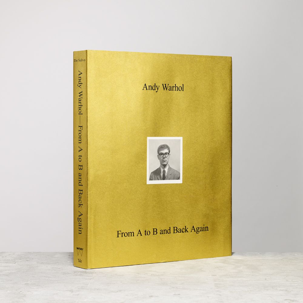 Front cover of the Andy Warhol— From A to B and Back Again exhibition catalogue