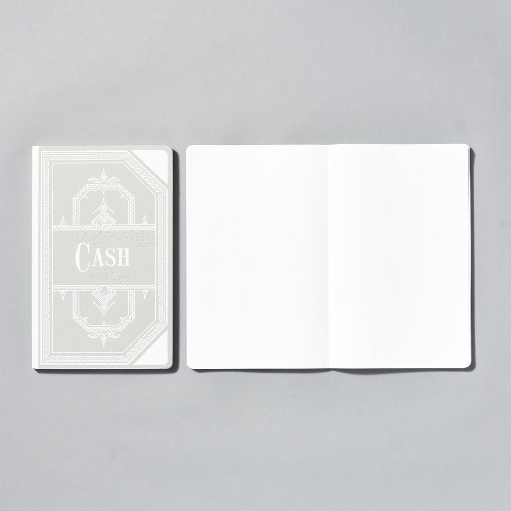 Blank notebook featuring Edward Hopper's Cash ledgers as the front cover.