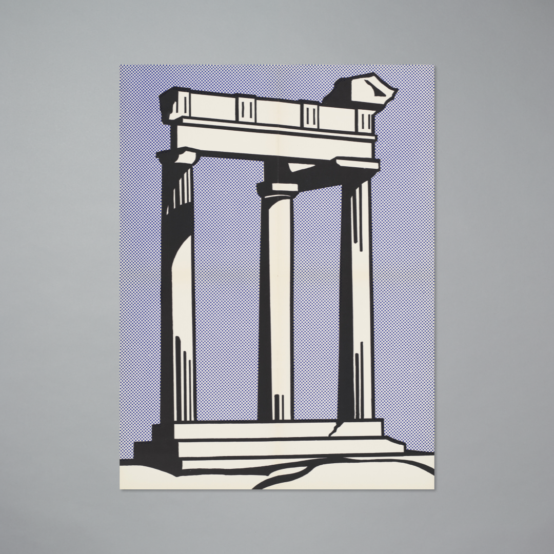 Roy Lichtenstein "Temple" Postcard