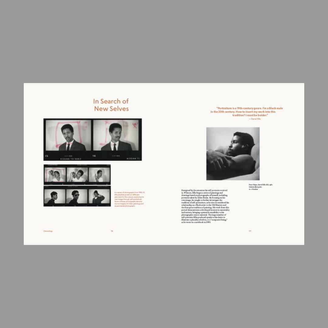 Inner spread of Darrel Ellis