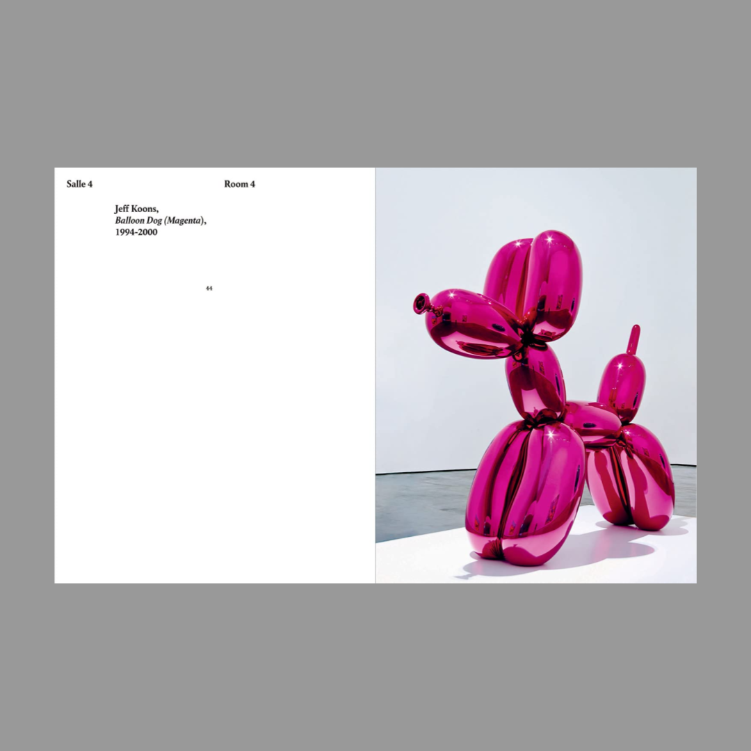 Inner spread of Jeff Koons: Mucem