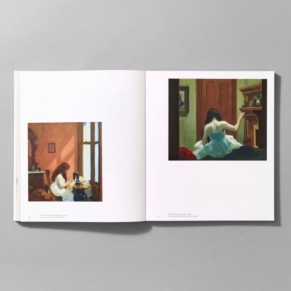 Inner spread of the Edward Hopper's New York exhibition catalogue