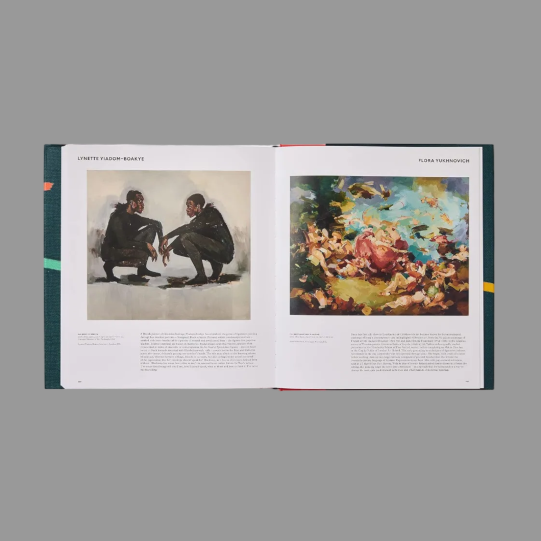 Inner spread of Great Women Painters