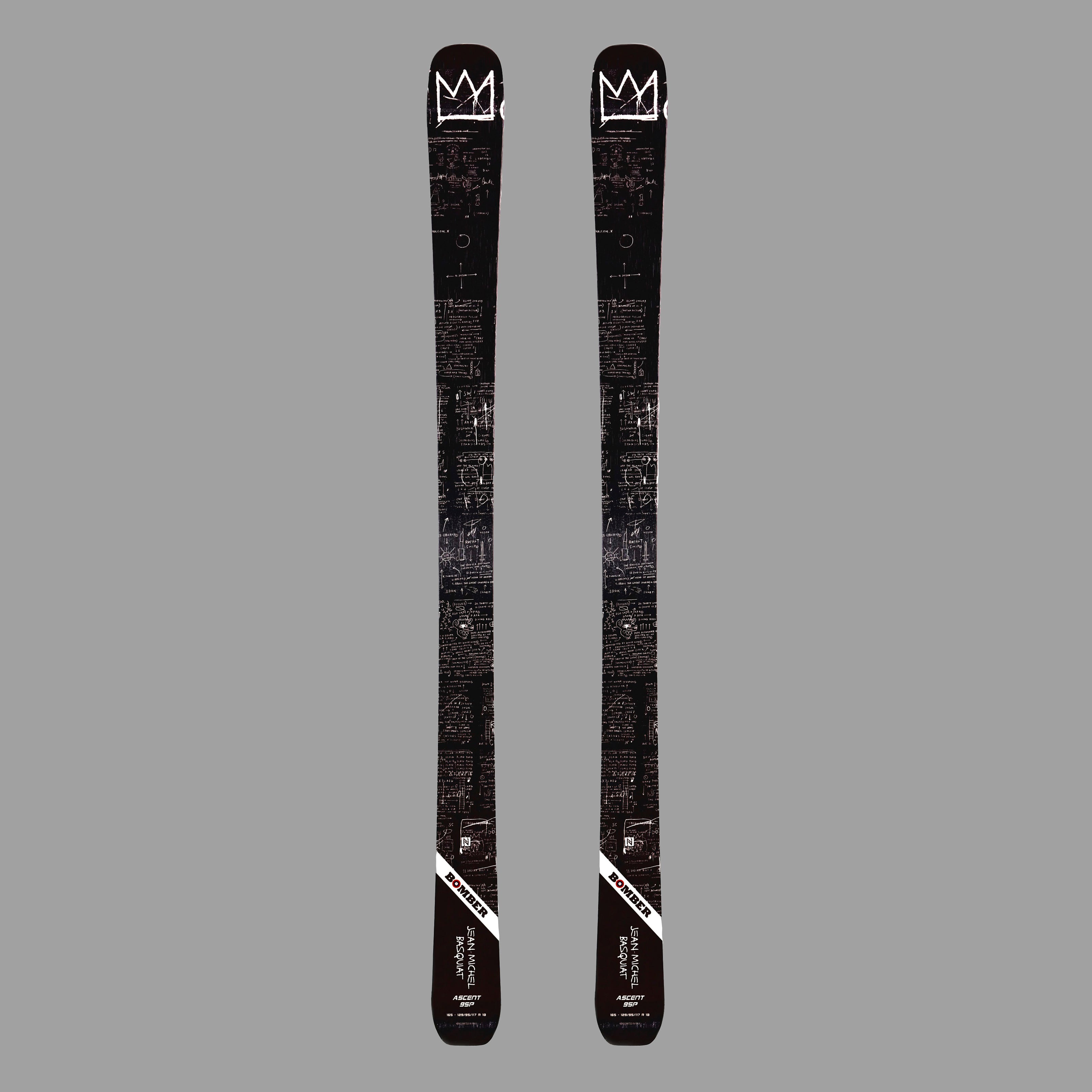 Set of Basquiat Black Crown 78 skis
