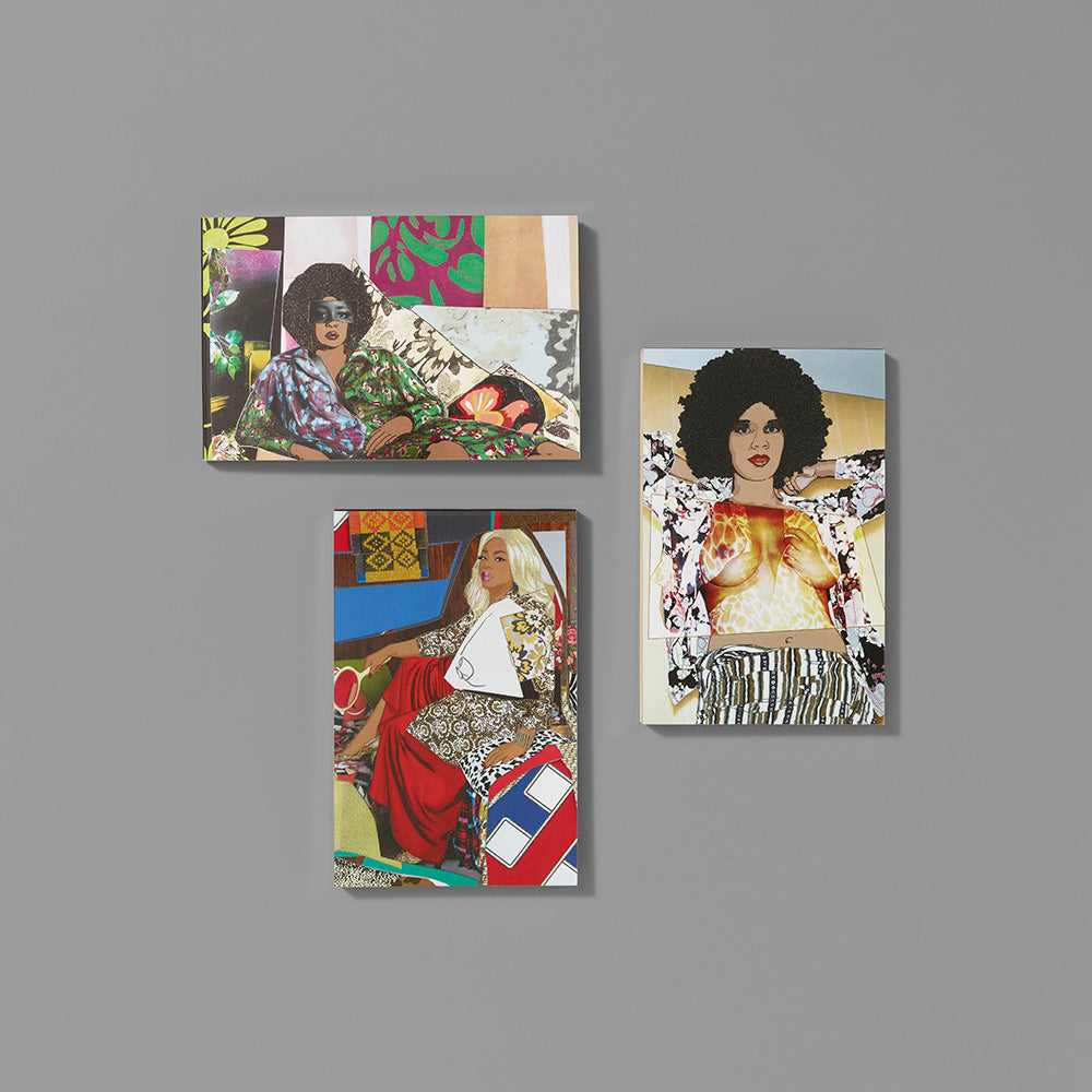 Set of three Mickalene Thomas notepads