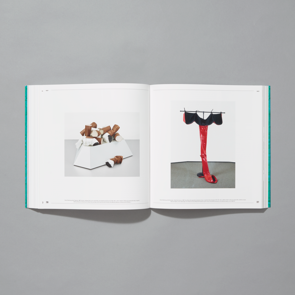 Inner spread of the Sixties Surreal exhibition catalogue