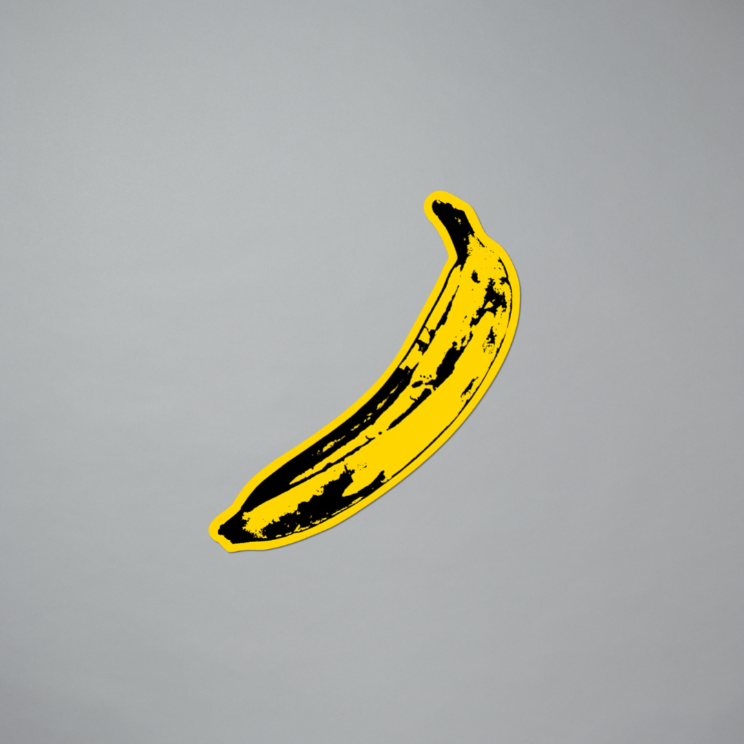 Sticker featuring Big Banana by Andy Warhol