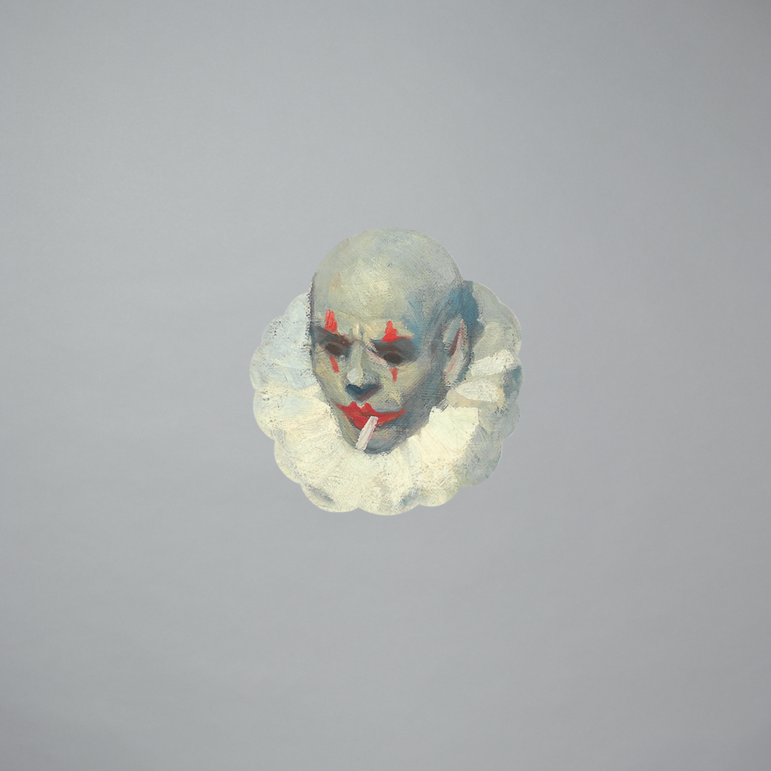 Vinyl sticker featuring Edward Hopper's Soir Bleu