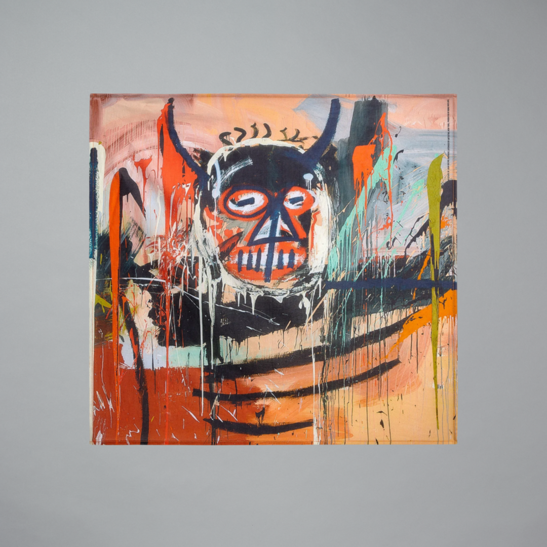 Bandana featuring Untitled (Devil) by Jean-Michel Basquiat