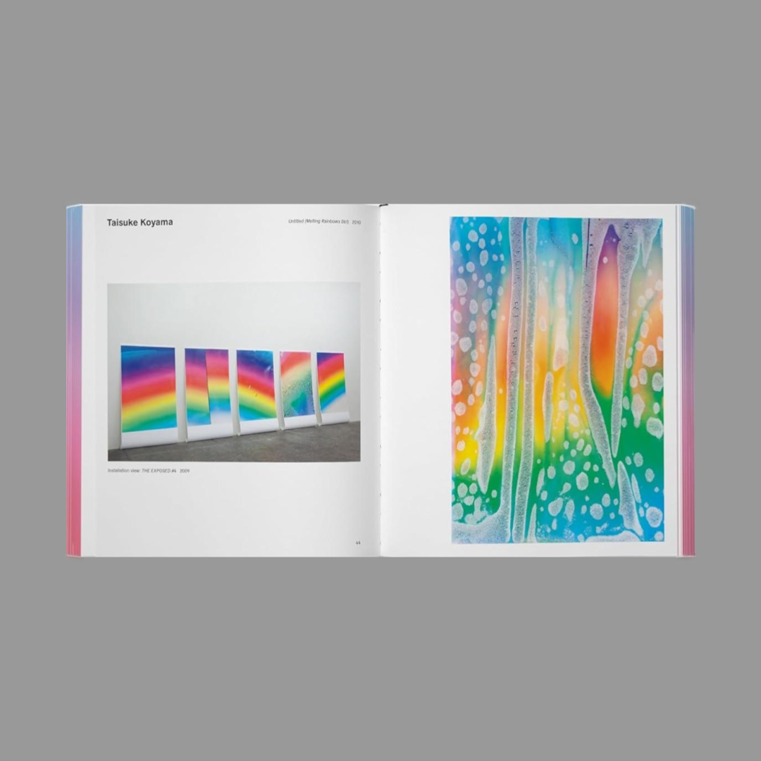 Inner spread of Rainbow Dreams: Color and Light in Contemporary Art