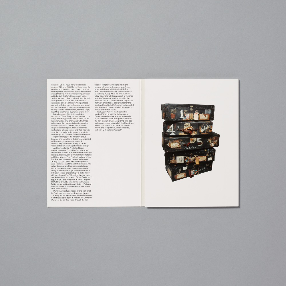 Inner spread of the Le Grand Cirque Calder 1927 DVD