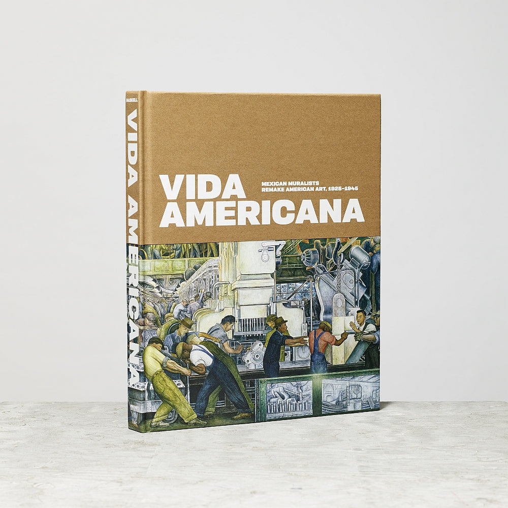 Front cover of the Vida Americana exhibition catalogue